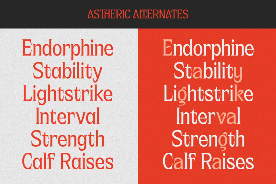 Astheric Font