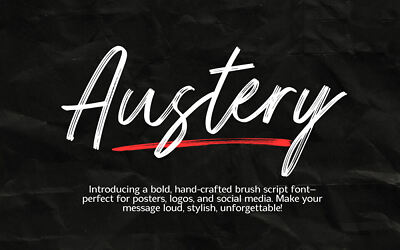 Austery Brush Font