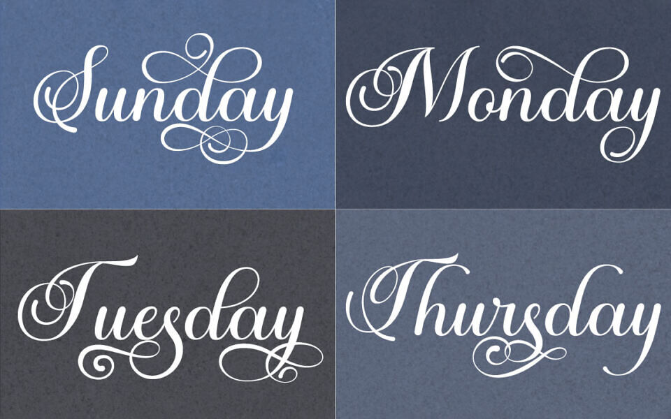 Autumn Flowers Font