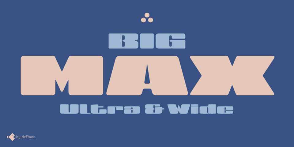 BIG Ultra Font