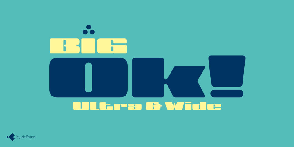 BIG Ultra Font