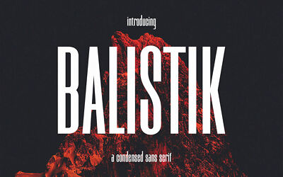 Balistik Font