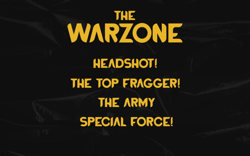 Battle Royale Font