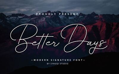 Better Days Font