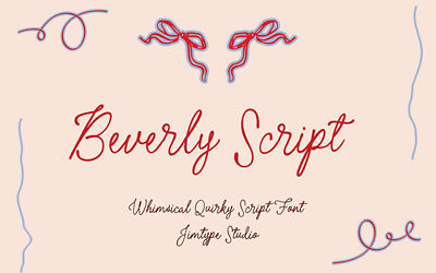 Beverly Script Font