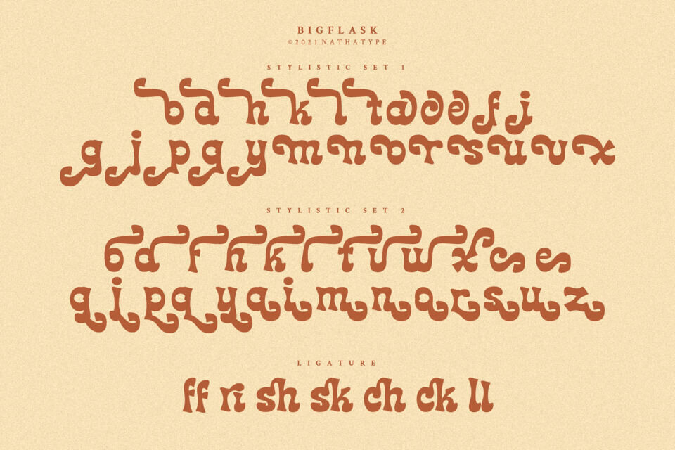 Big Flask Font