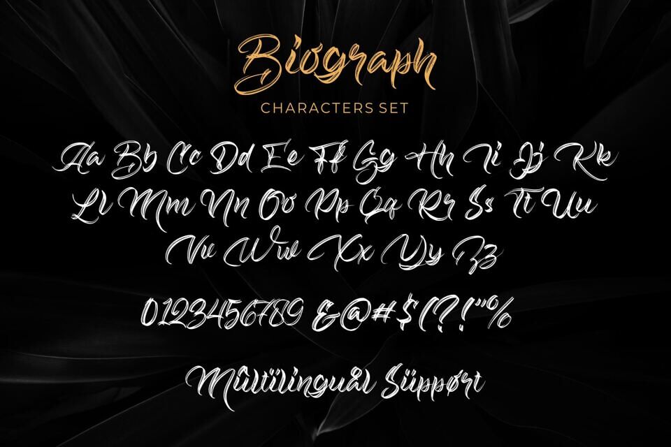 Biograph Font