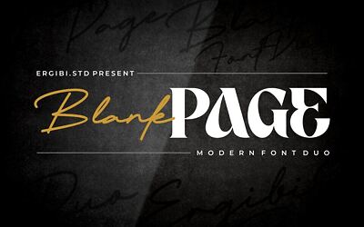 Blank Page Serif Font