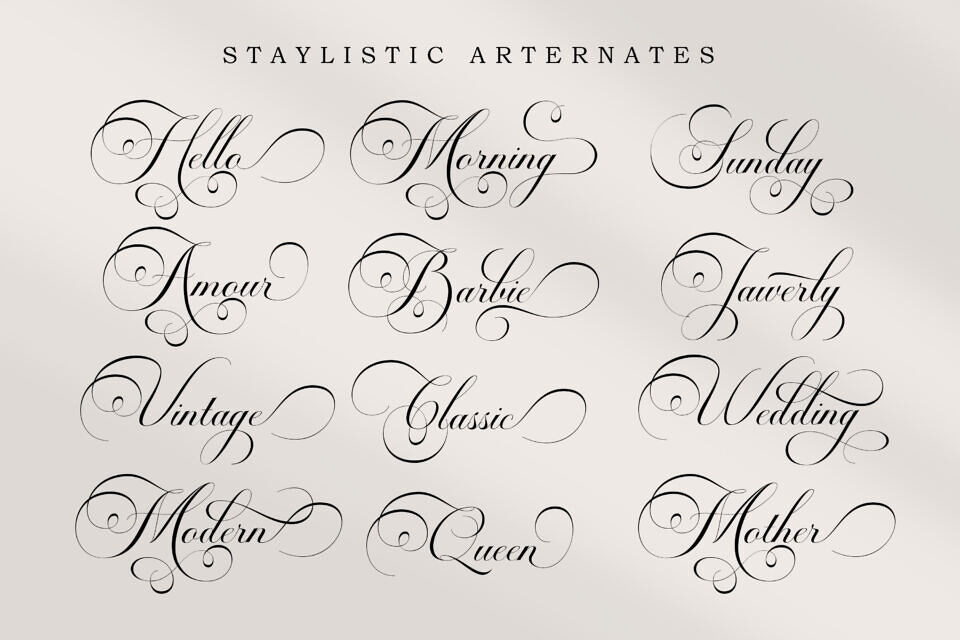 Blissful Script Font