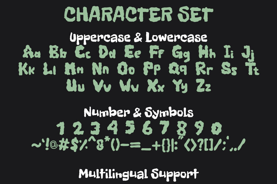 Blob Freak Font