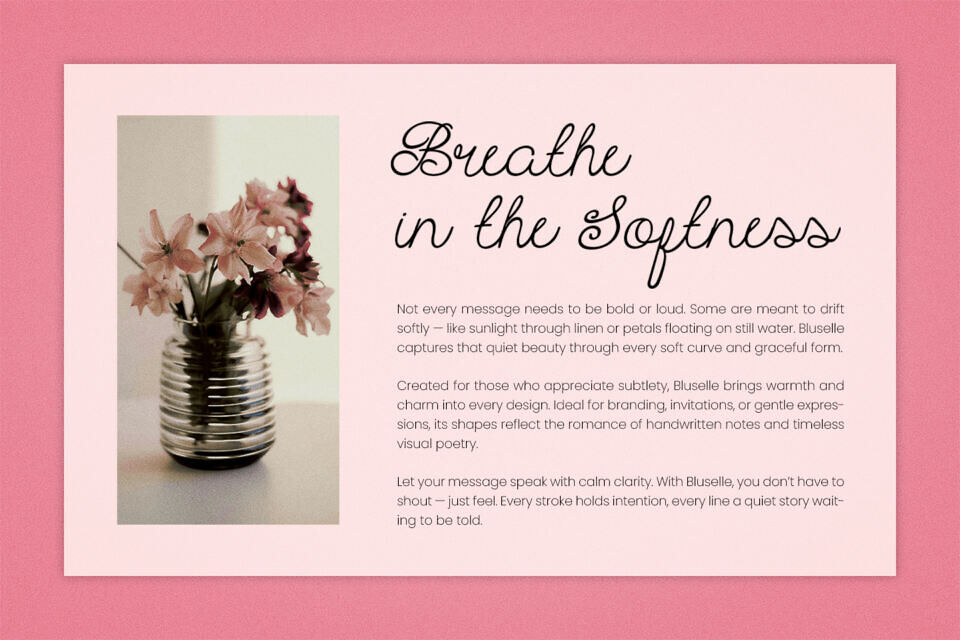 Bluselle Font