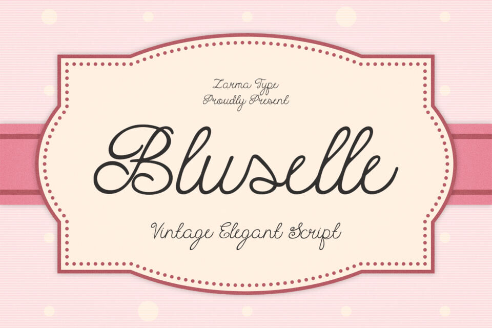 Bluselle Font