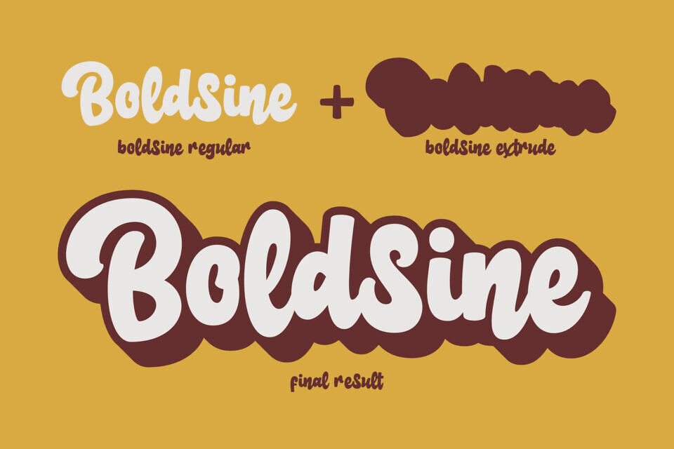 Boldsine Font