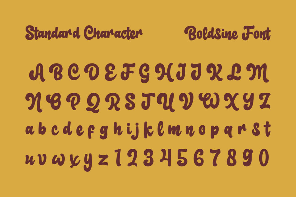 Boldsine Font