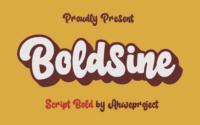 Boldsine Font
