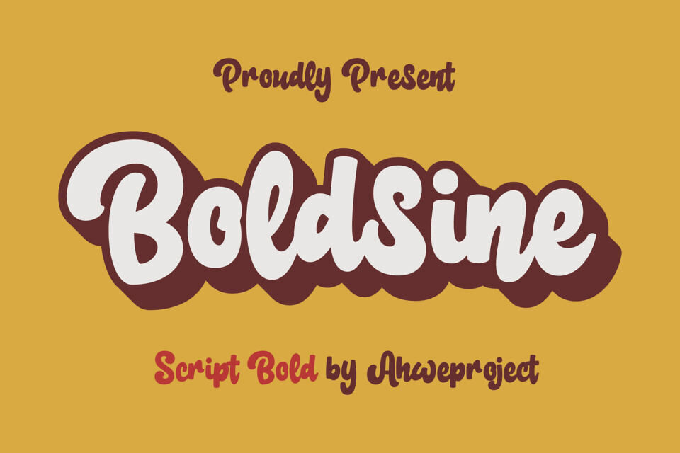 Boldsine Font