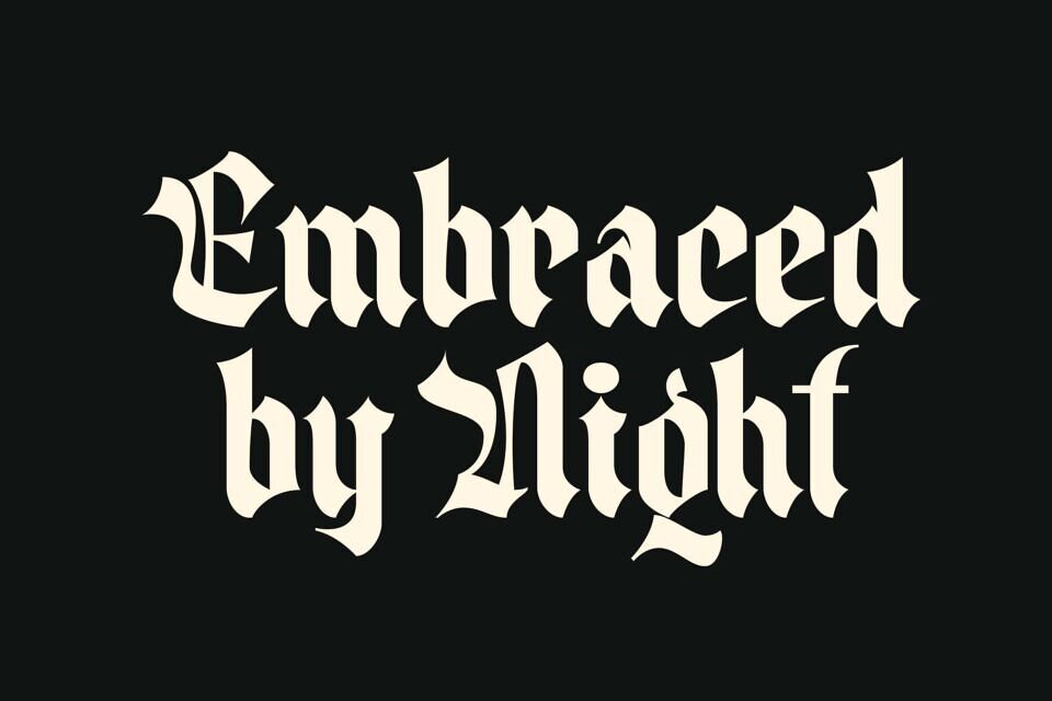 Broken Shield Font