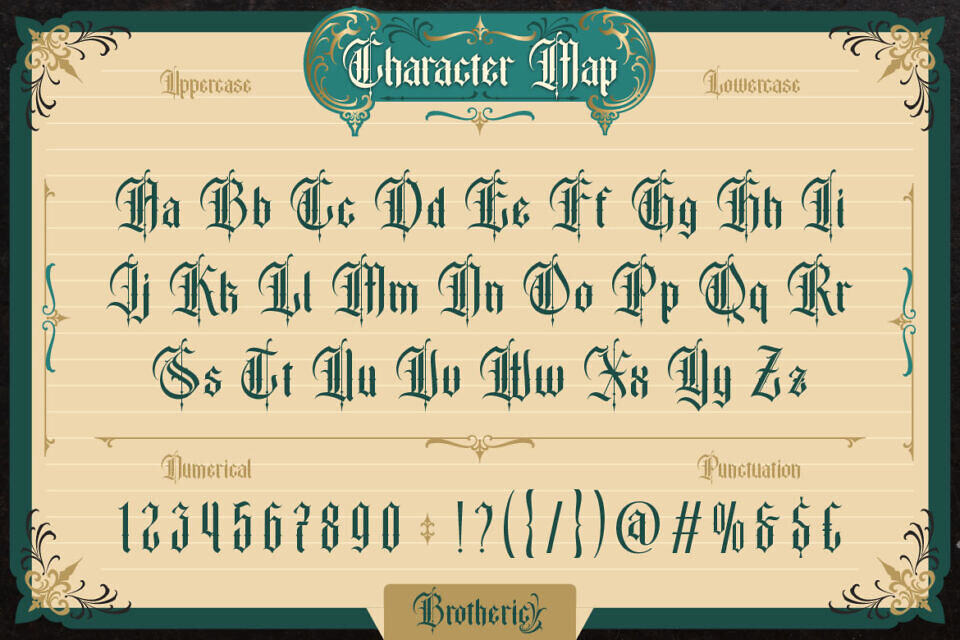 Brotheric Font
