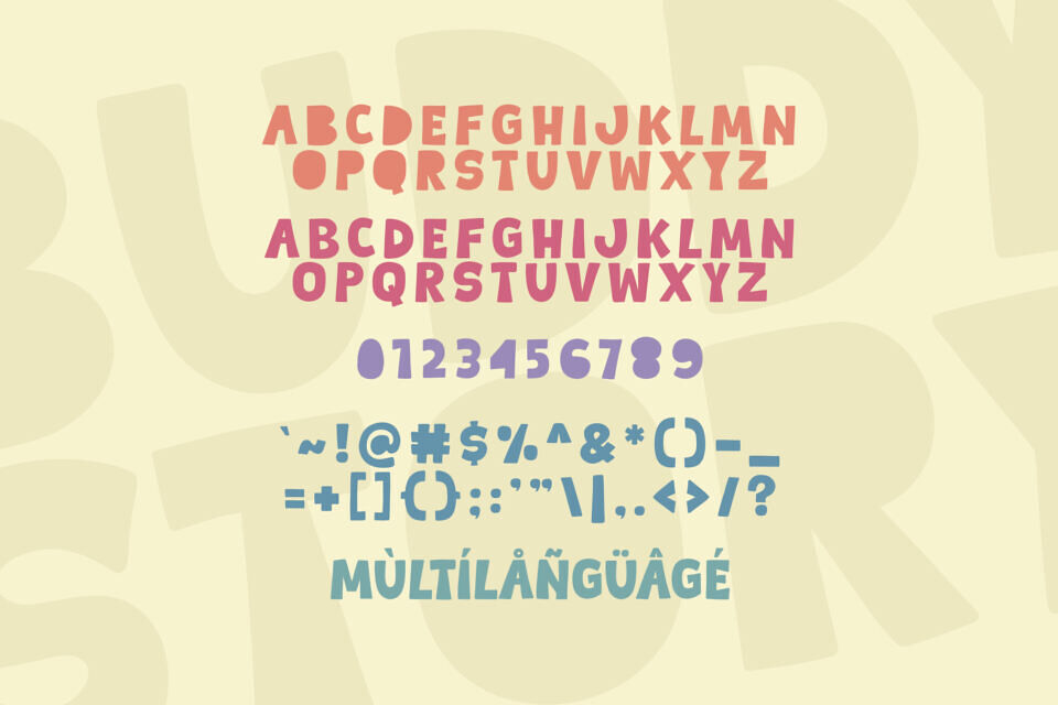 Buddy Story Font