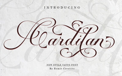 Cardilan Tatto Font
