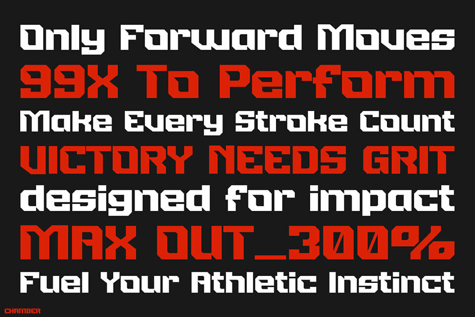 Chamber Font