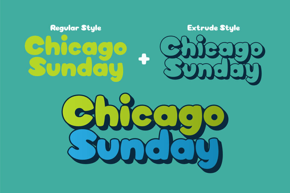 Chicago Sunday Font