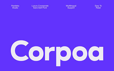 Corpoa Font