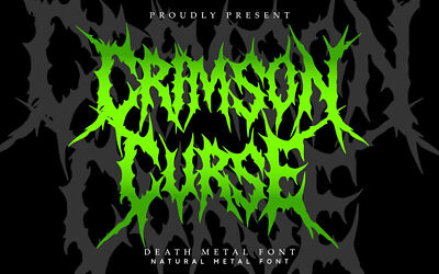 Crimson Curse Font