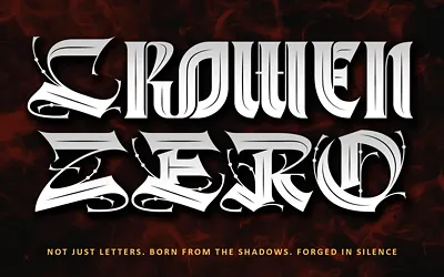 Crowen Zero Font