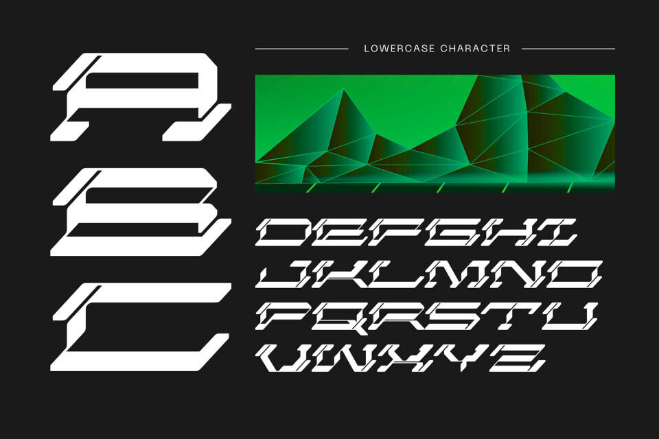 Cuba Technology Font