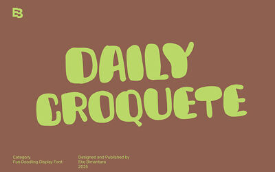 Daily Croquete Font