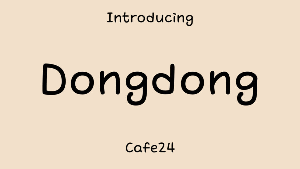 Dongdong Font