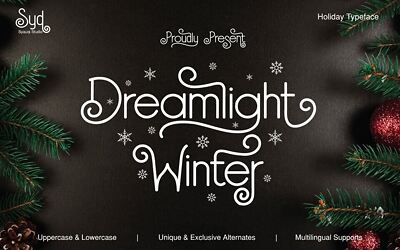 Dreamlight Winter Font