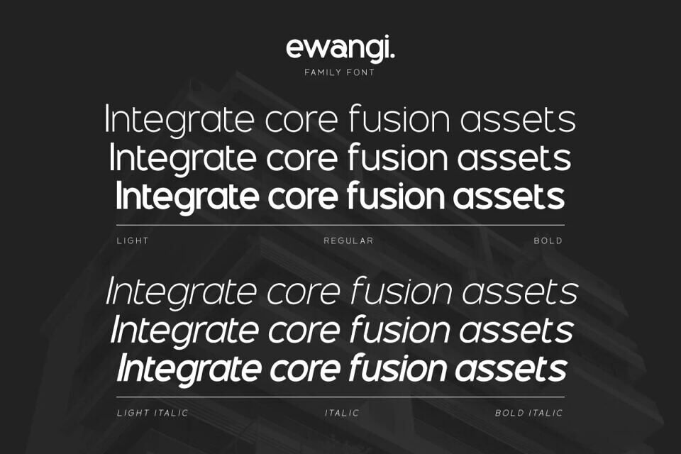 Ewangi Font