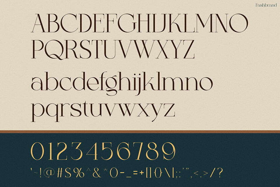 Fashbrand Font