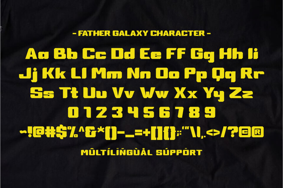 Father Galaxy Font