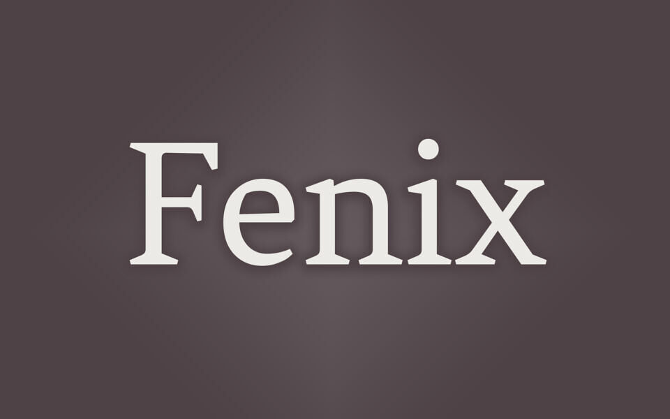 Fenix Font