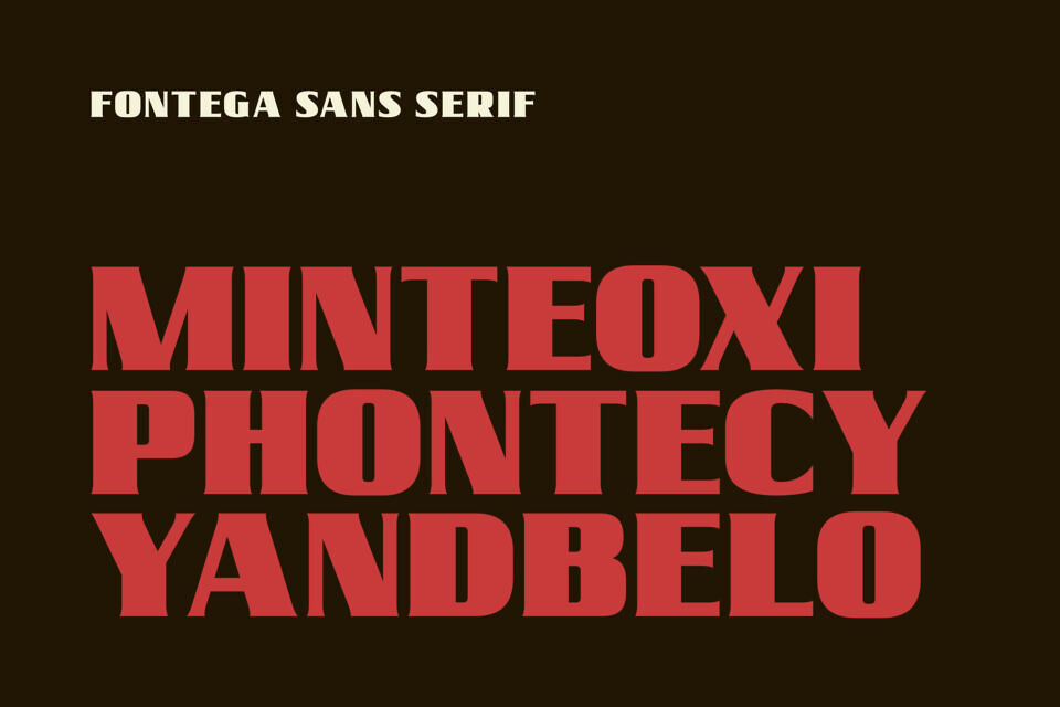 Fontega Font