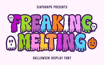 Freaking Melting Font