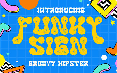 Funky Sign Font