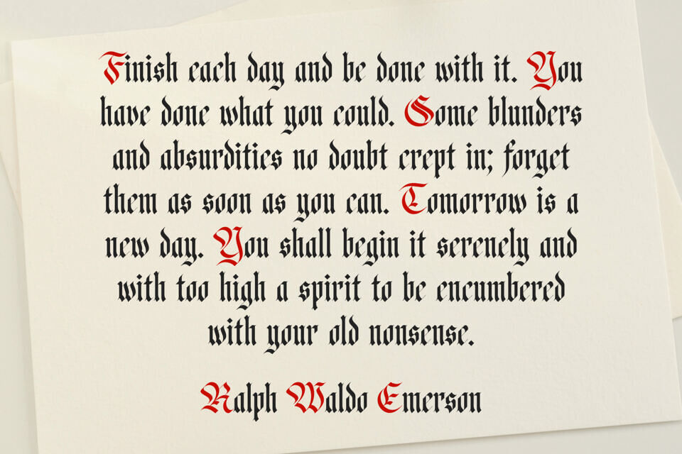 Fusing Font