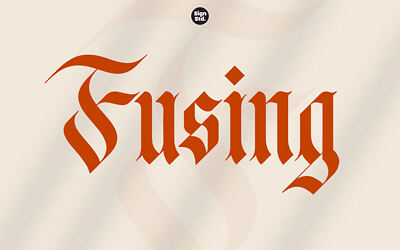 Fusing Font