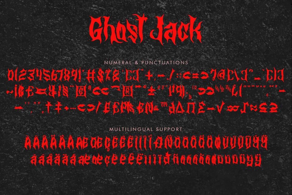 Ghost Jack Font