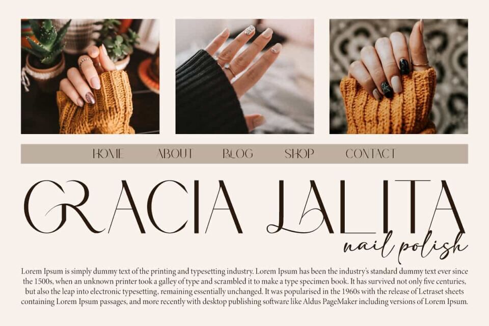 Granie Ilania Font