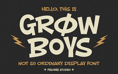 Grow Boys Font