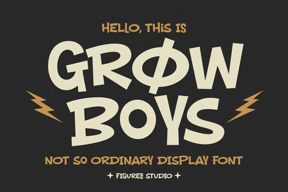 Grow Boys Font