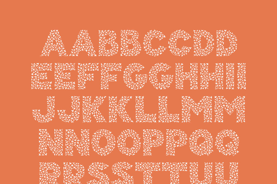 Herbaceous Border Font