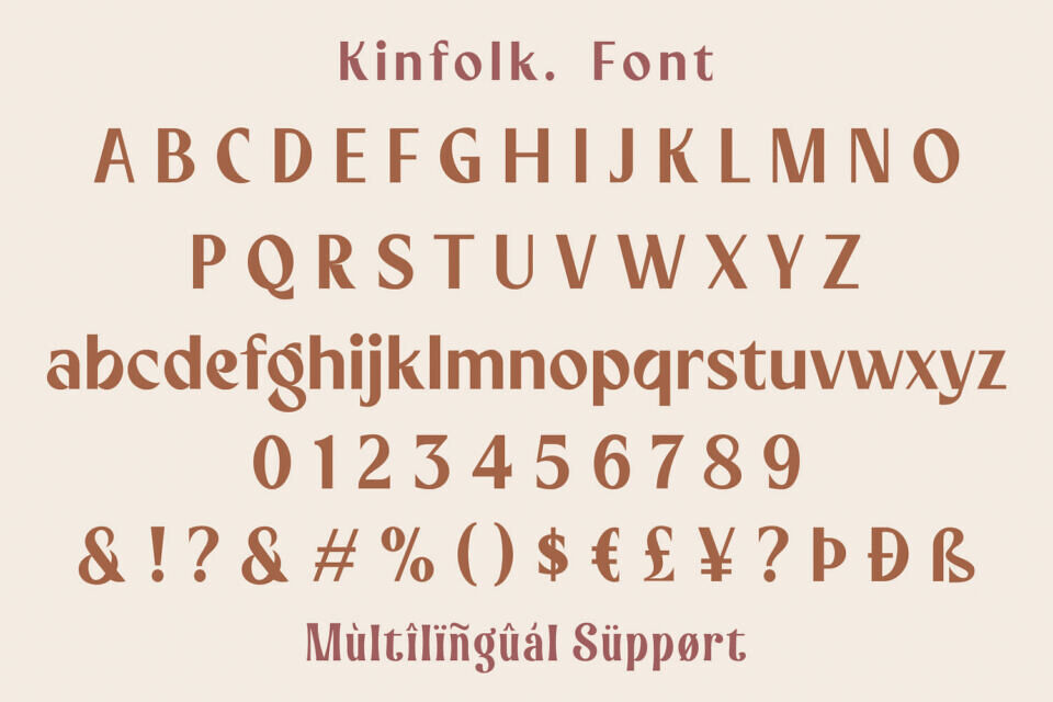 Kinfolk Font