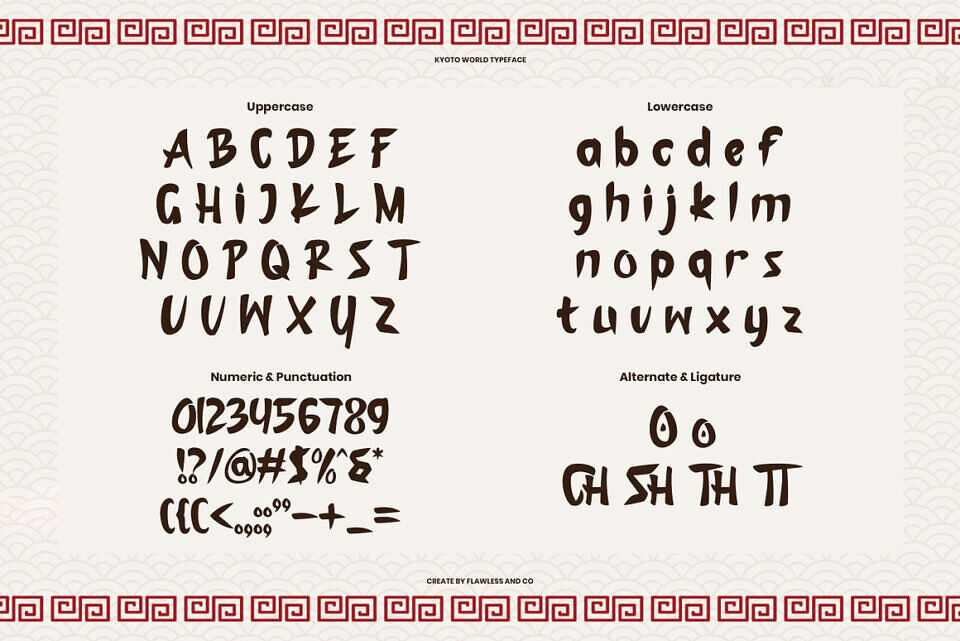 Kyoto World Font