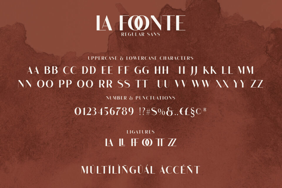 La Foonte Sans Font
